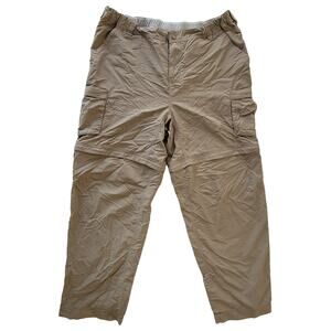 REI Co-op Pants Womens Petite 16 Beige Classic Convertible Cargo Gorpcore Hiking